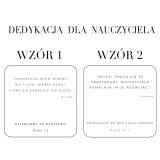 Prezent dla NAUCZYCIELA z DEDYKACJĄ bransoletka KORALIKOWA z lawy wulkanicznej